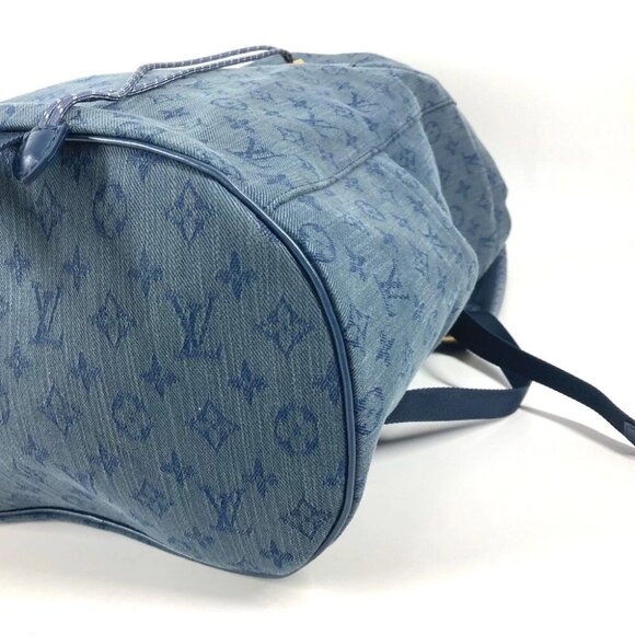 LOUIS VUITTON M44617 MonogramDenim chalk-Backpack Monogram Denim Canvas blue - Picture 5 of 13